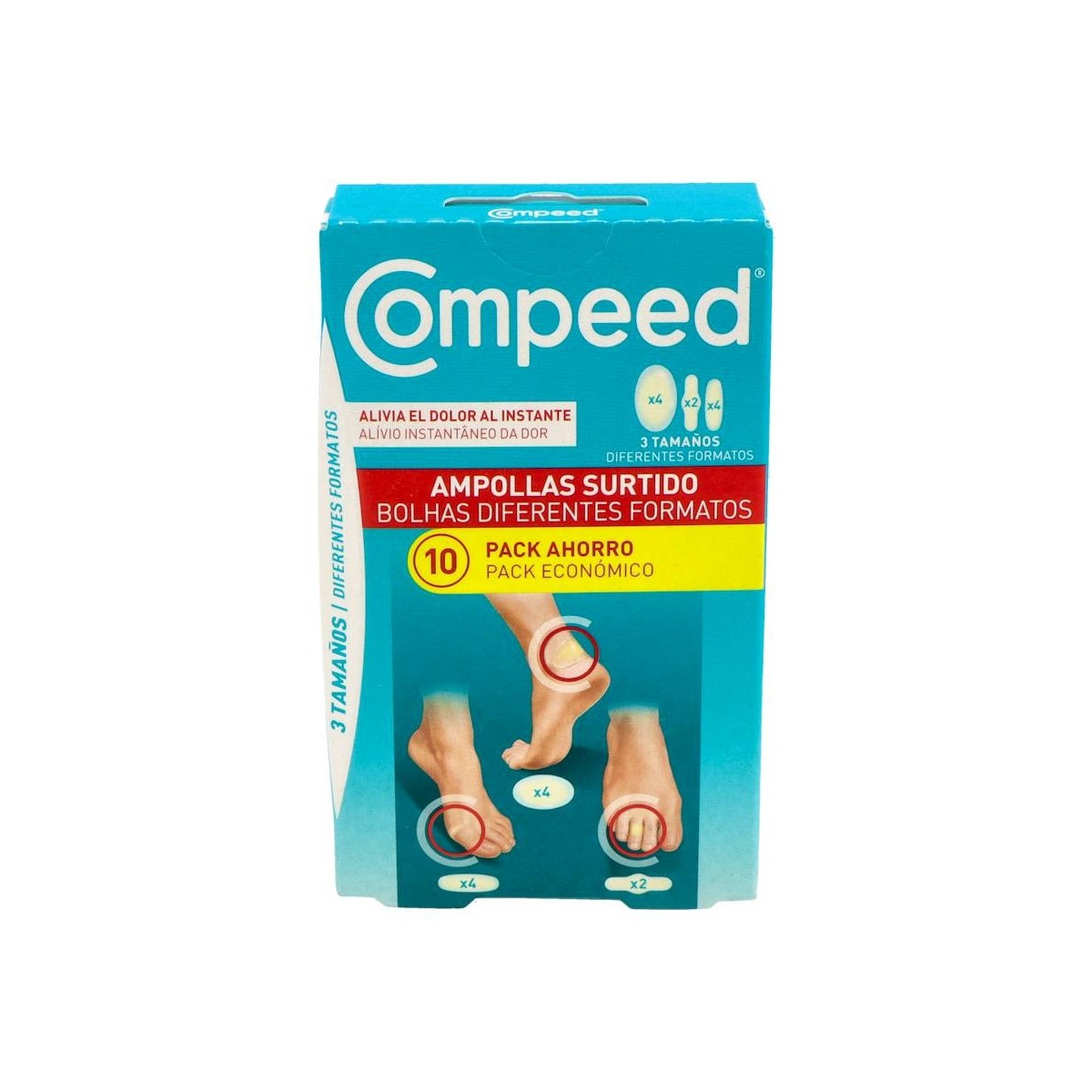 COMPEED (CAJA 6uds) PA AMP SURTIDO 10