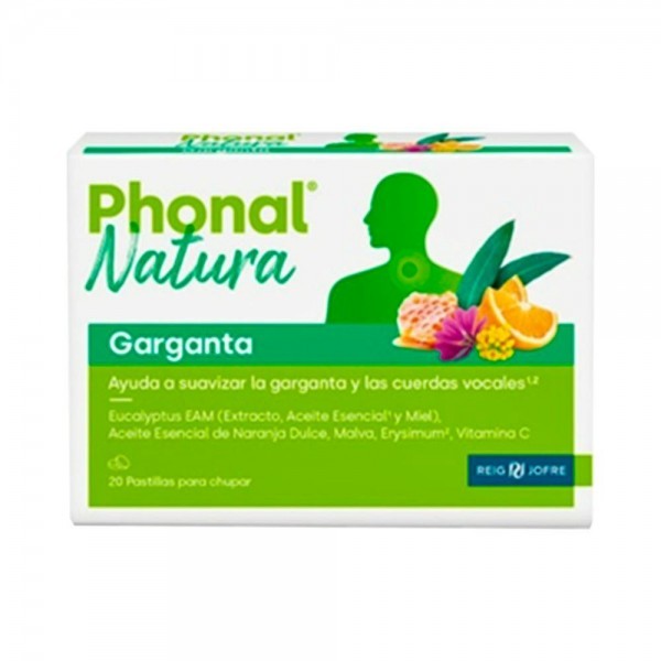 Phonal Natura Garganta 20 Pastillas Chupar