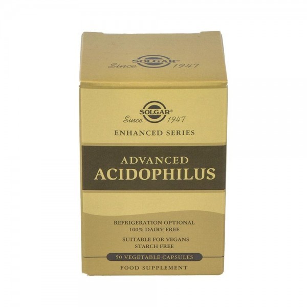 Solgar Acidofilus Avanzado No Lacteo 50 Caps Veg