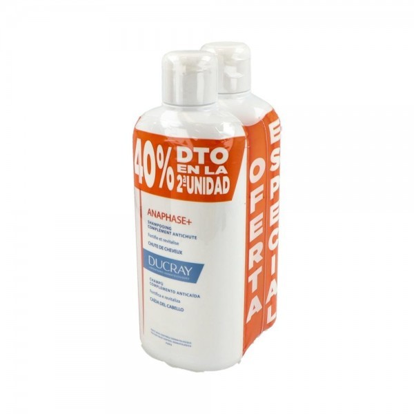 Ducray Anaphase+ Champú complemento anticaída 2x400ml