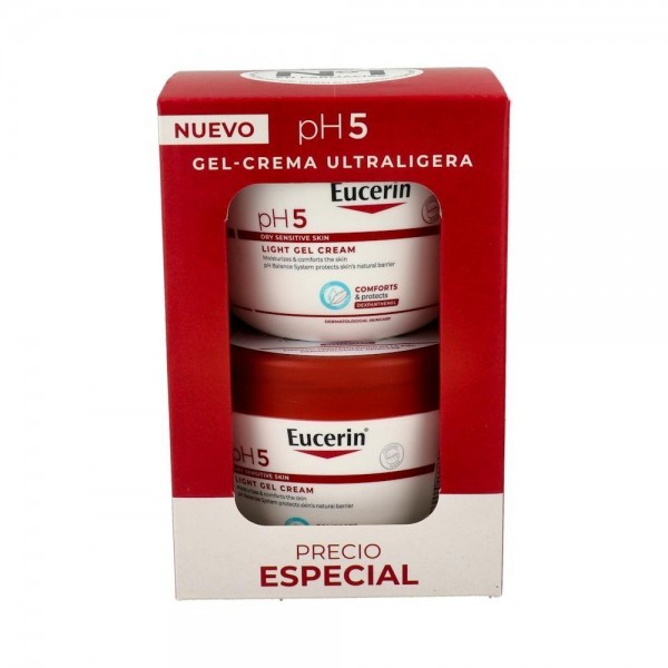 Eucerin Pack Gel Crema Ultraligera Ph5 Duplo 2X350Ml