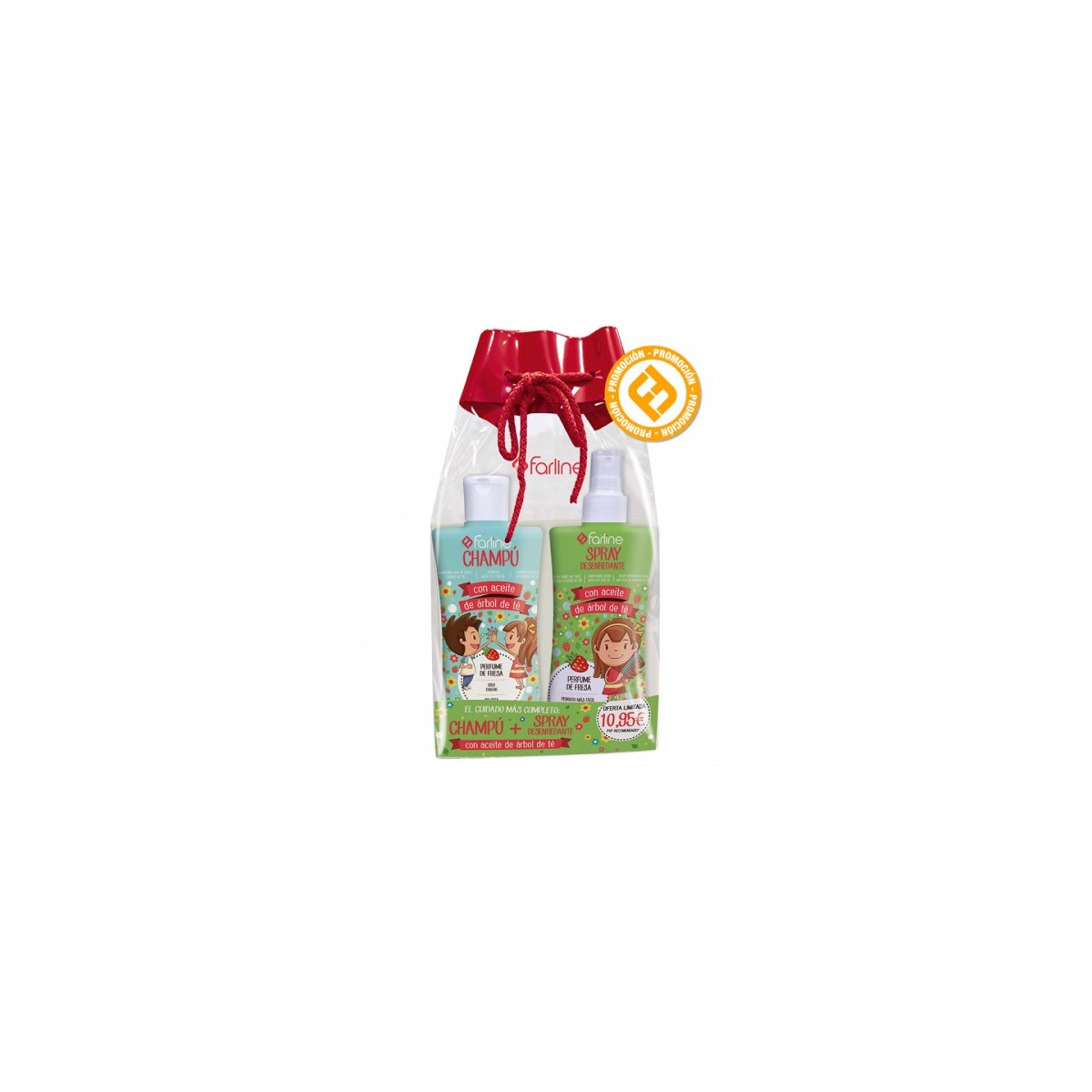 Pack Farline Árbol de Té Champú + Spray, 2 x...