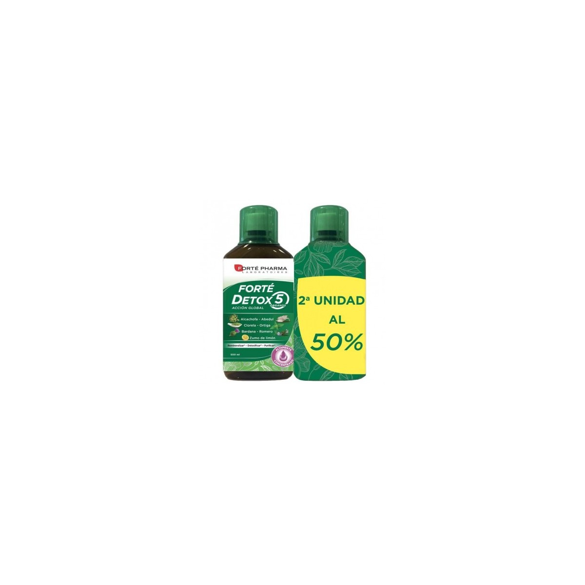 Forte pharma detox 5 organos duplo 2X500ml