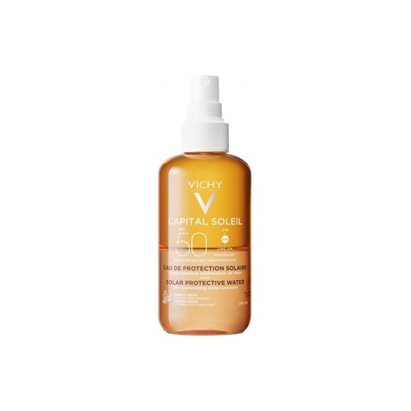 Vichy Capital Soleil agua de protección solar hidratante spf50 200ml