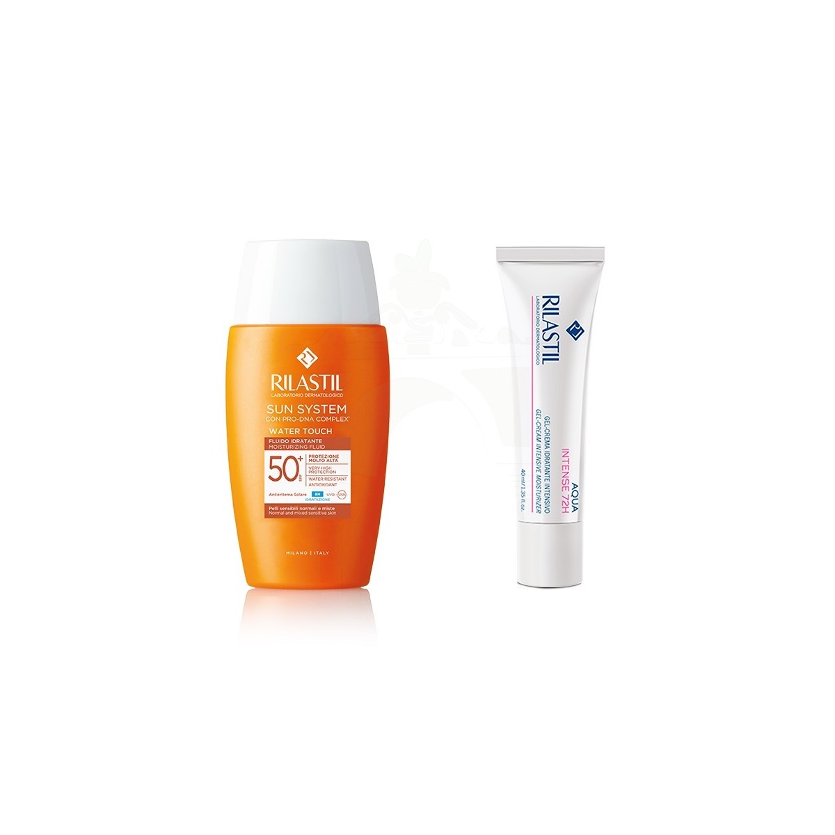 Rilastil pack water touch spf50+ 50 ml + aqua...