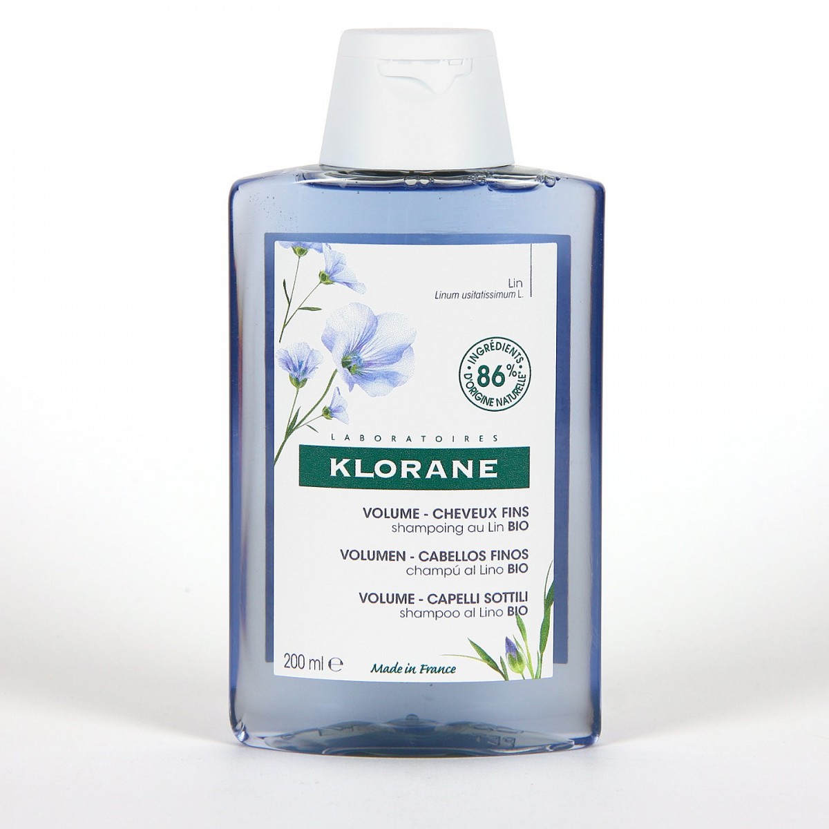 Klorane Champú a las Fibras de Lino 200ml