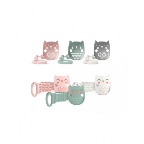 Suavinex broche pinza de oso con cinta para chupetes