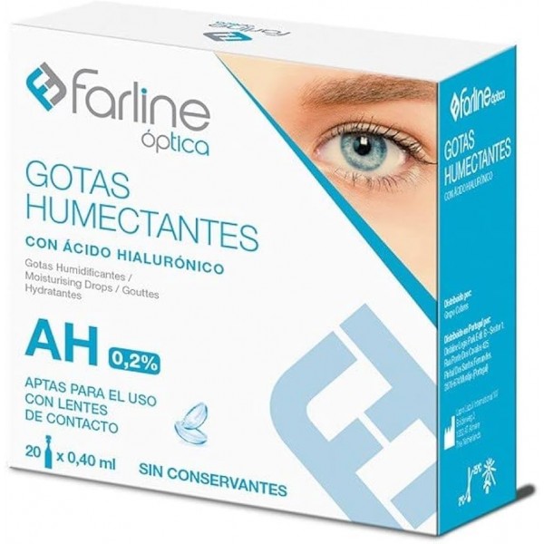 Farline óptica gotas humectantes 0,2% Ácido Hialurónico...