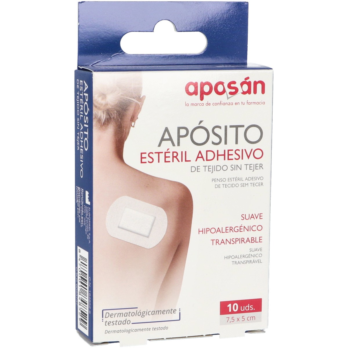 Aposán apósitos especial agua 7,5x5 cm 10 uds