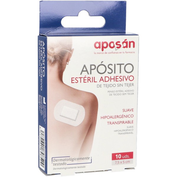 Aposán apósitos especial agua 7,5x5 cm 10 uds