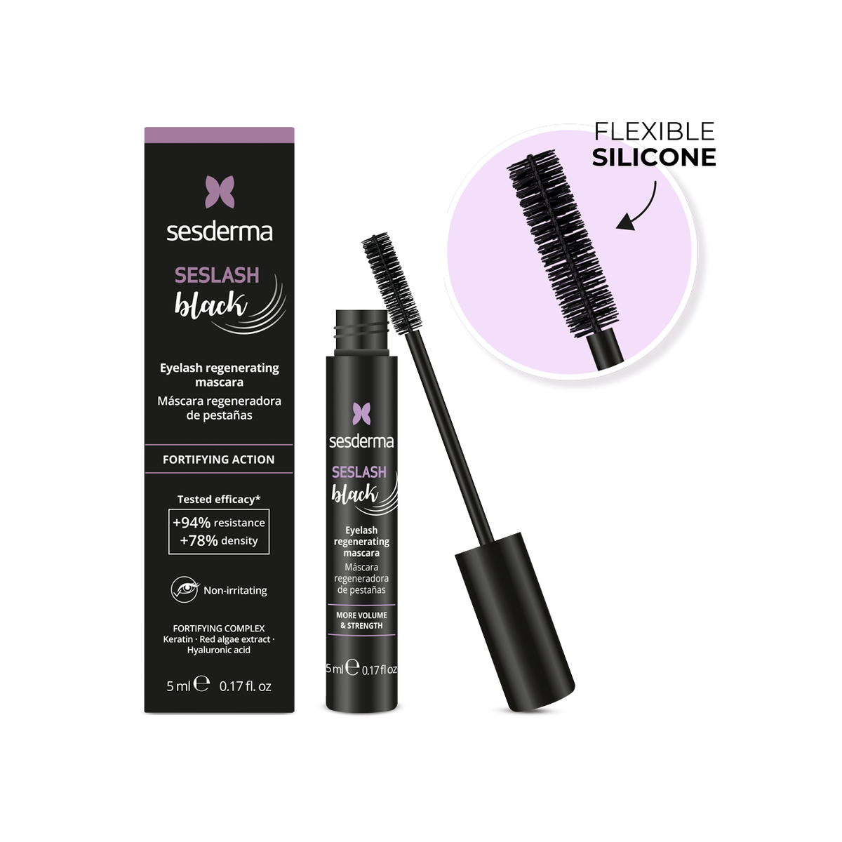 Sesderma seslash black máscara de pestañas 5 ml