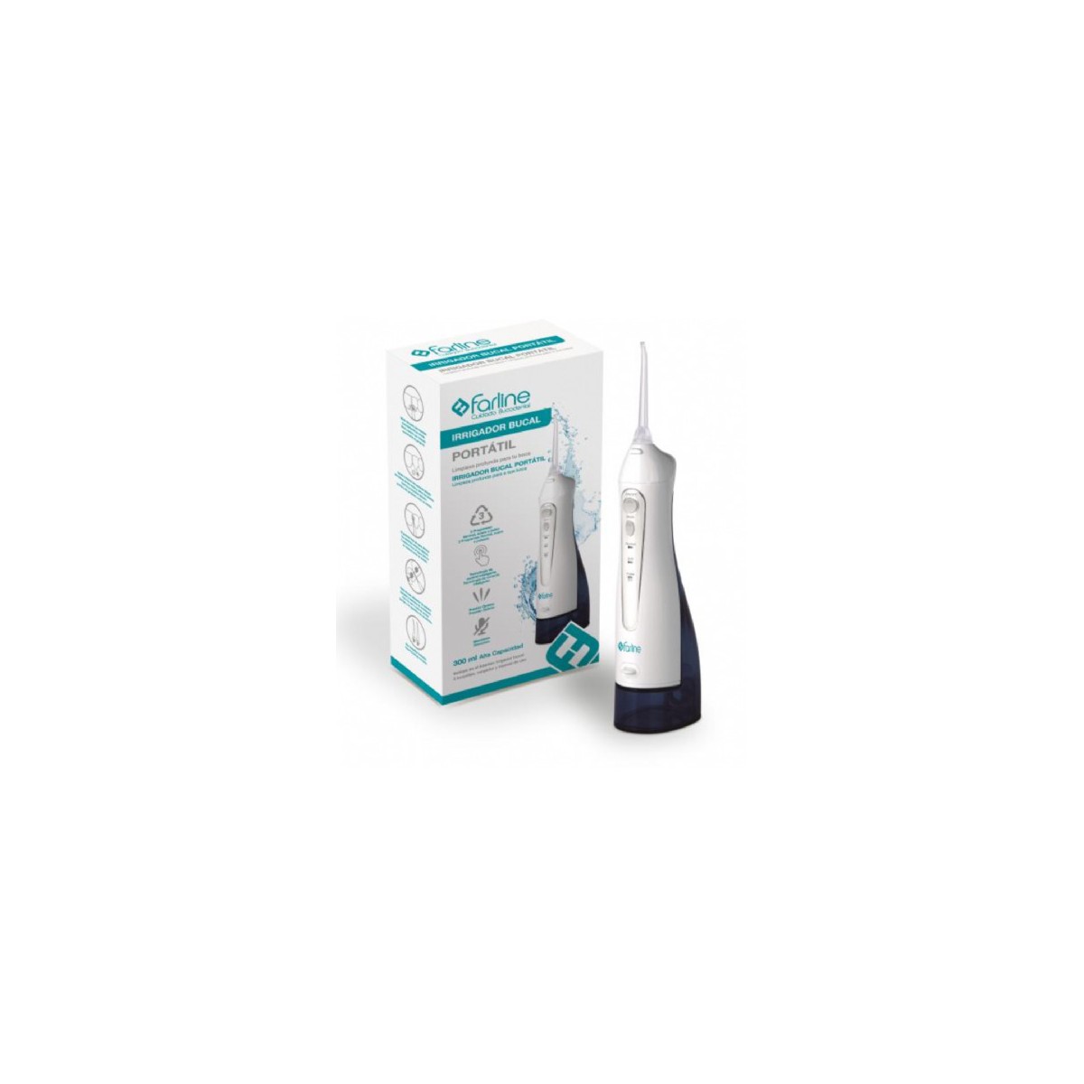 Farline Irrigador Bucal Portátil – 1 unidad