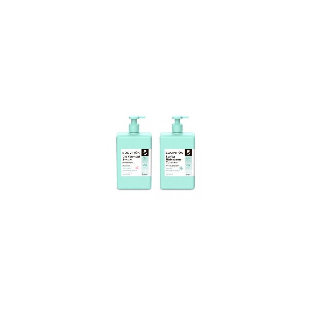 Suavinex Duplo Gel Espumoso 500ml + Locion 500ml