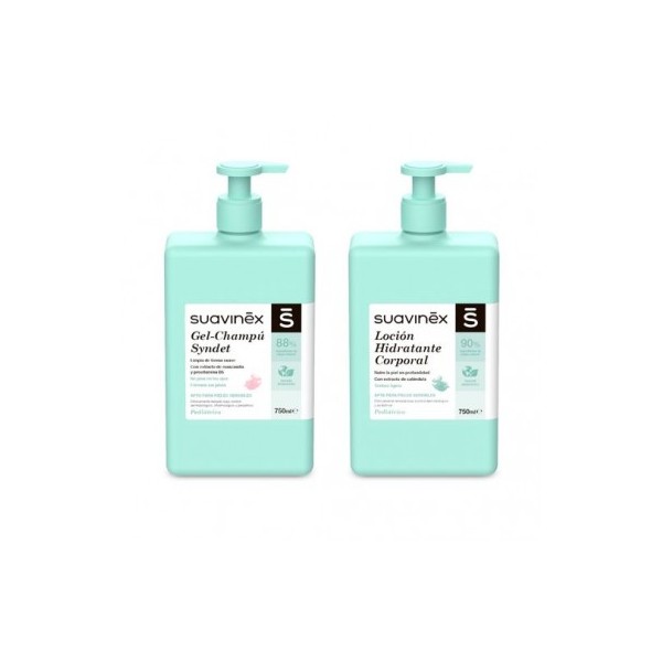 Suavinex Duplo Gel Espumoso 500ml + Locion 500ml