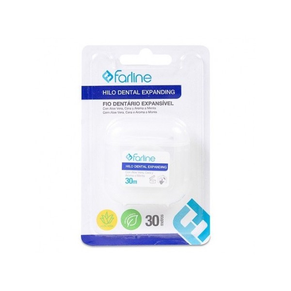 Farline hilo dental expanding aloe vera y menta 30m