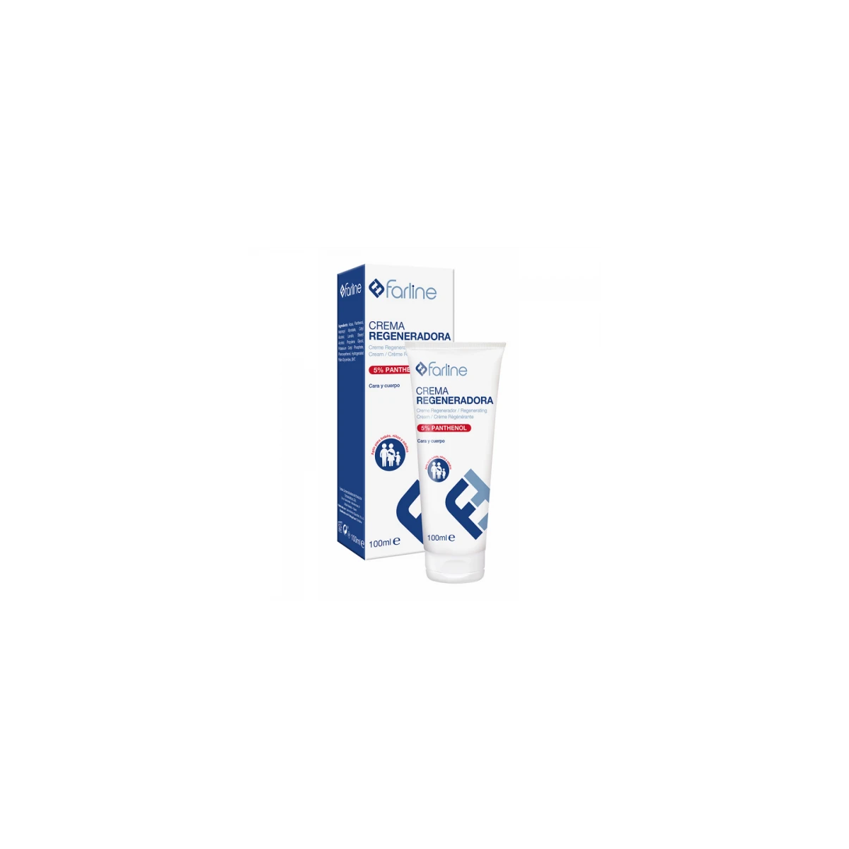 FARLINE crema regeneradora 5% panthenol 100ml