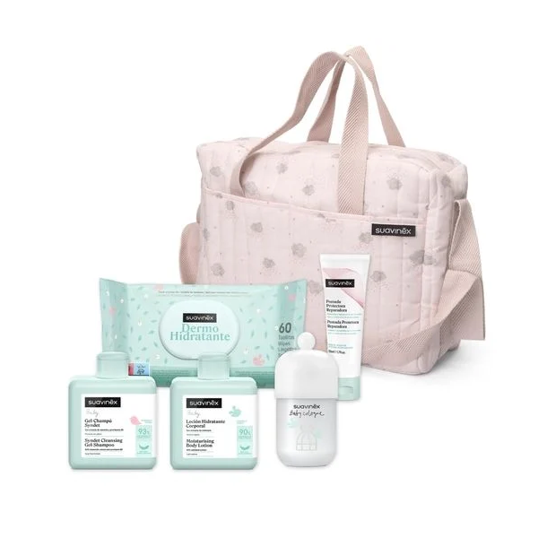Suavinex bolso cuidado bebé rosa