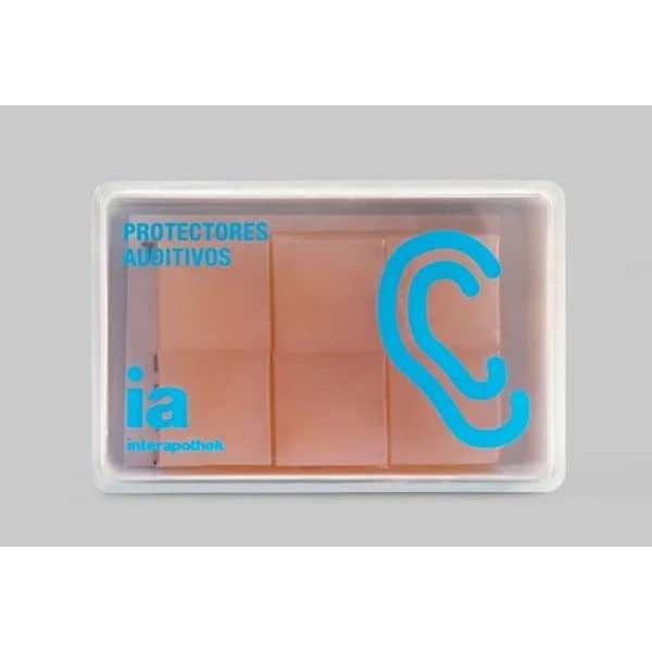 Interapothek tapones oídos silicona moldeable 6uds