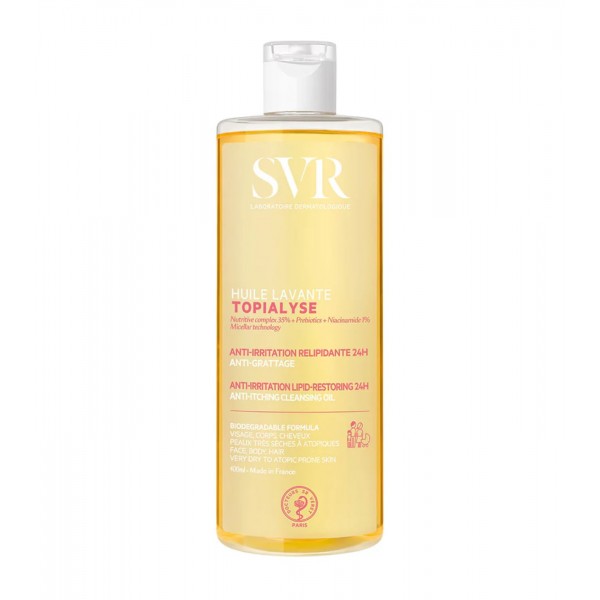 SVR Topialyse huile lavante, aceite limpiador 400 ml
