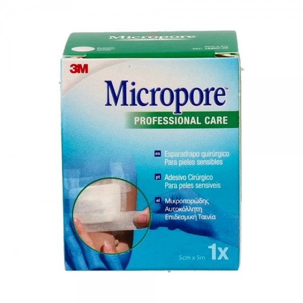 Esparadrapo Micropore Blan 5X 5