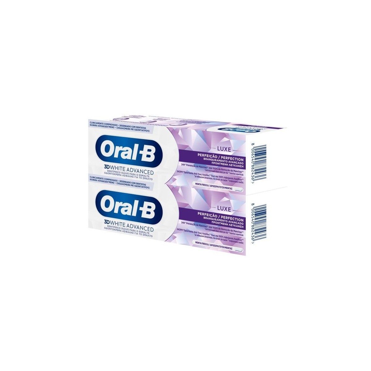 ORAL-B 3DWHITE LUXE PERFECCION 2 ENVASES 75