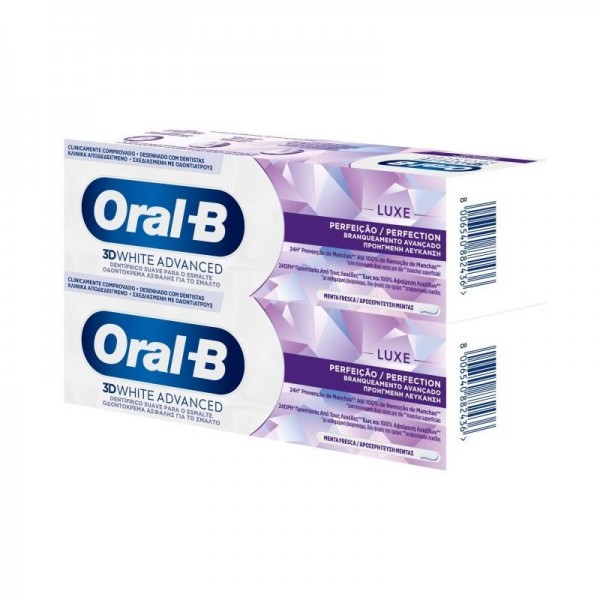 ORAL-B 3DWHITE LUXE PERFECCION 2 ENVASES 75