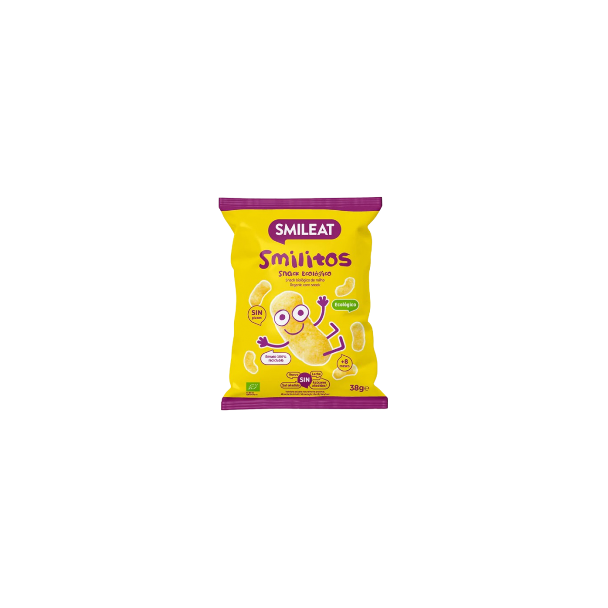 Smilitos Snack Eco Smileat – 1 bolsa de 38 gr