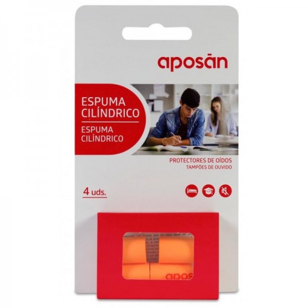 Aposán tapones espuma cilíndrica