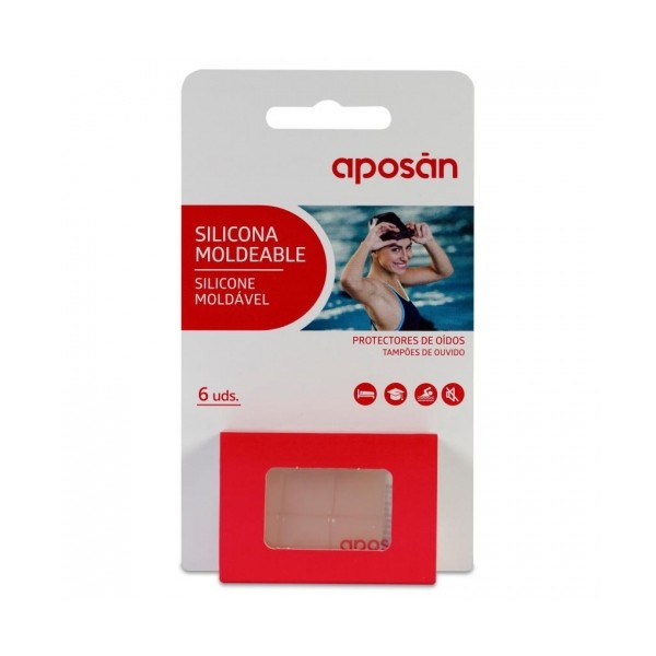 Aposán tapones oídos silicona 6uds