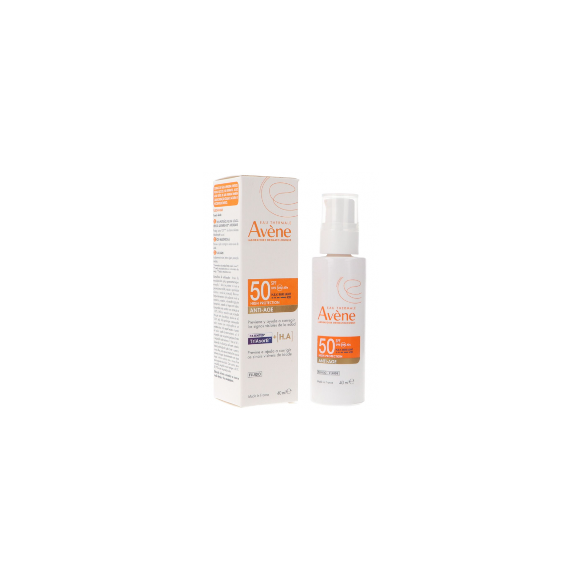 Avène fluido antiedad alta protección SPF50+ 40ml