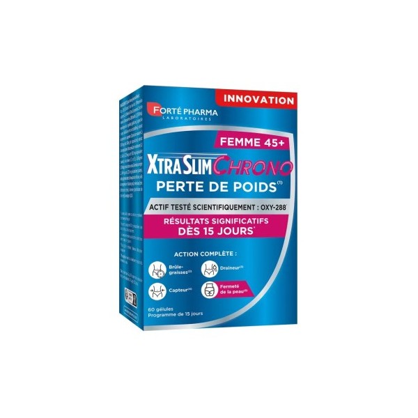 XtraSlim Chrono mujer 45+ 60 cápsulas