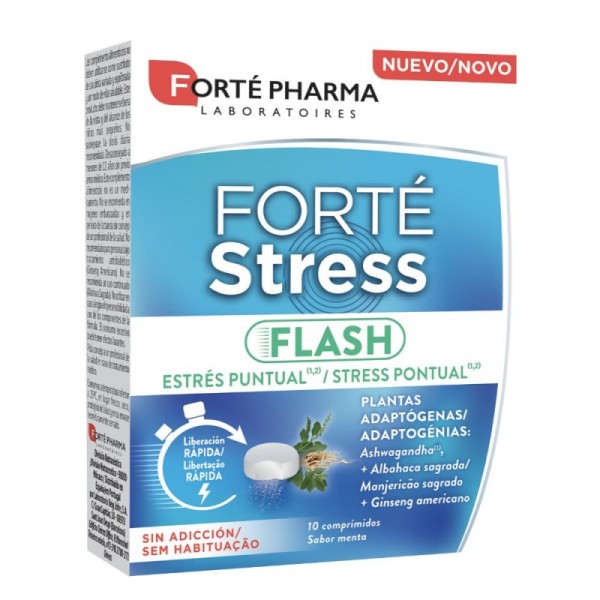 Forte Stress Flash 10 Comprimidos Sabor Menta