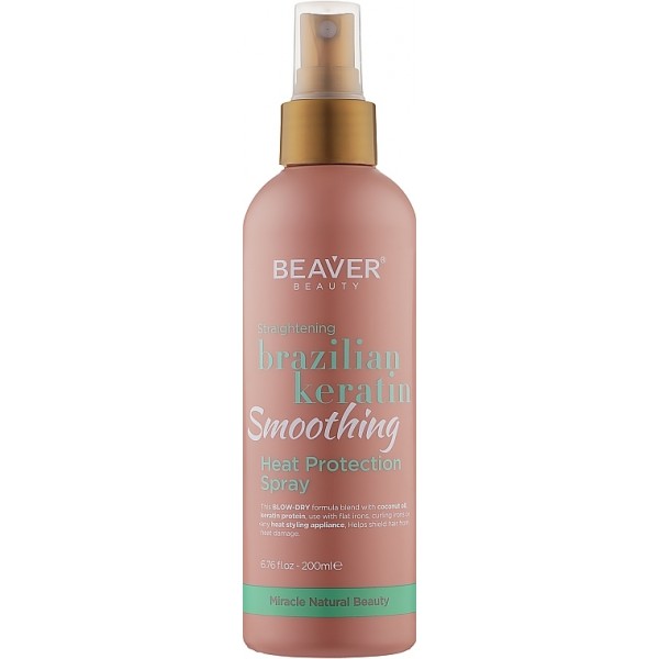 Beaver Brazilian Keratin Spray Protector del Calor 200ml