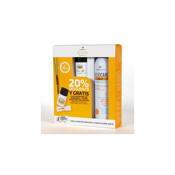 Cantabria Labs Heliocare Pack 360 Sport Transparent Spray 100ml + Stick 25g