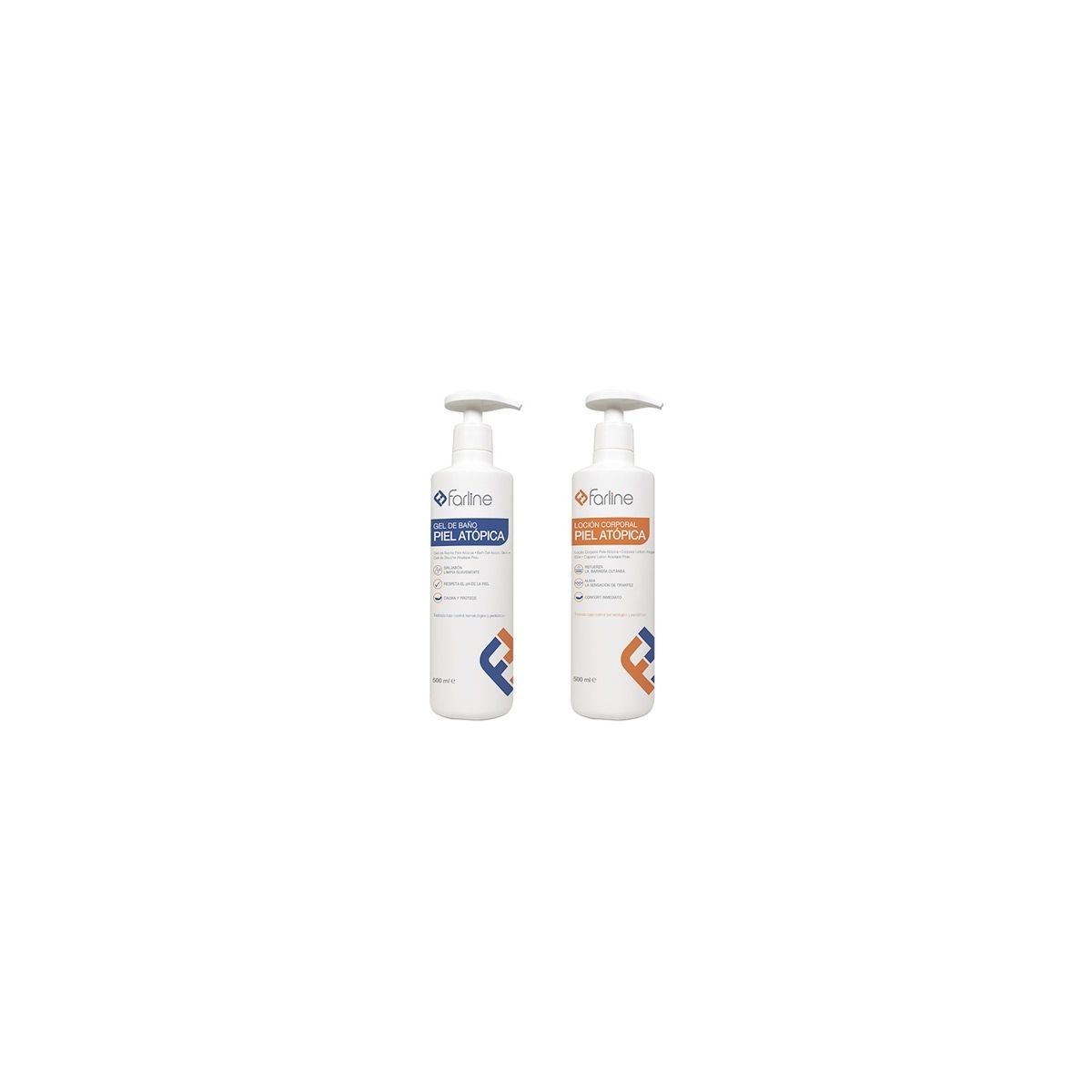 Farline Gel de Baño Piel Atopica 500ml + Locion...