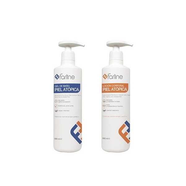 Farline Gel de Baño Piel Atopica 500ml + Locion Corporal 500ml