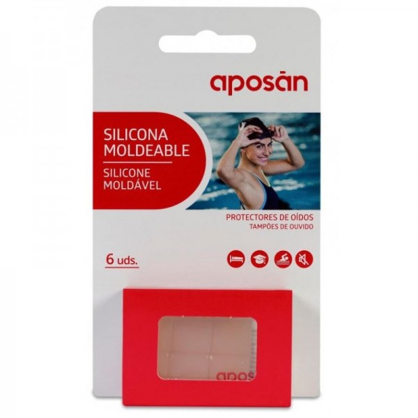 Aposán Tapones de Oídos Silicona 6 Unidades