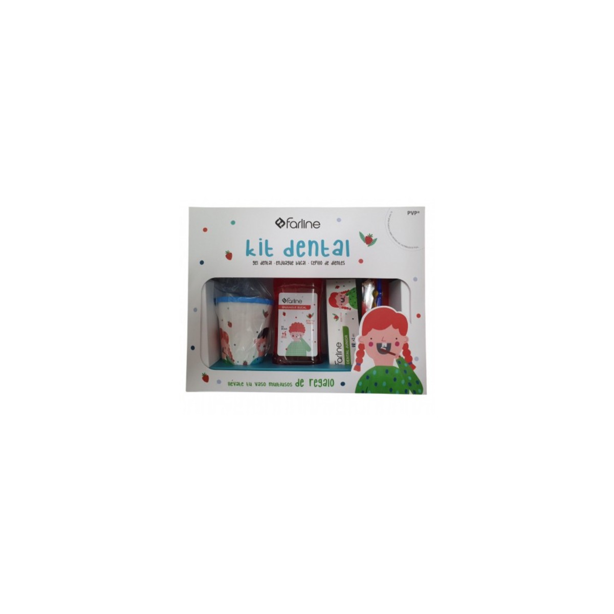 Farline Kit Dental Infantil (Gel Dental Junior...