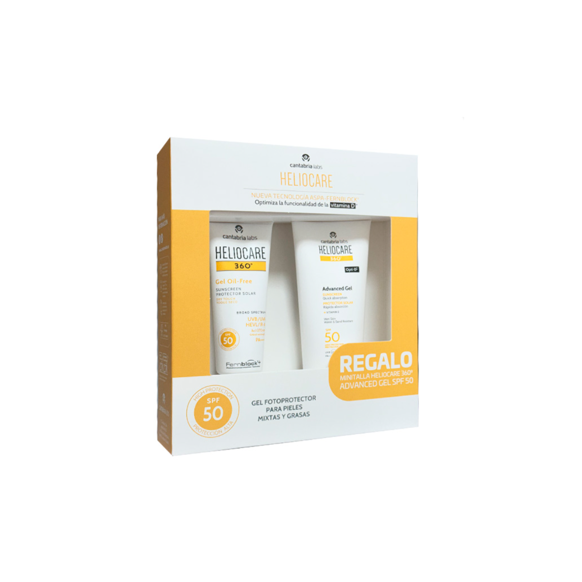 Cantabria Labs Heliocare 360 PACK Gel Oil Free...