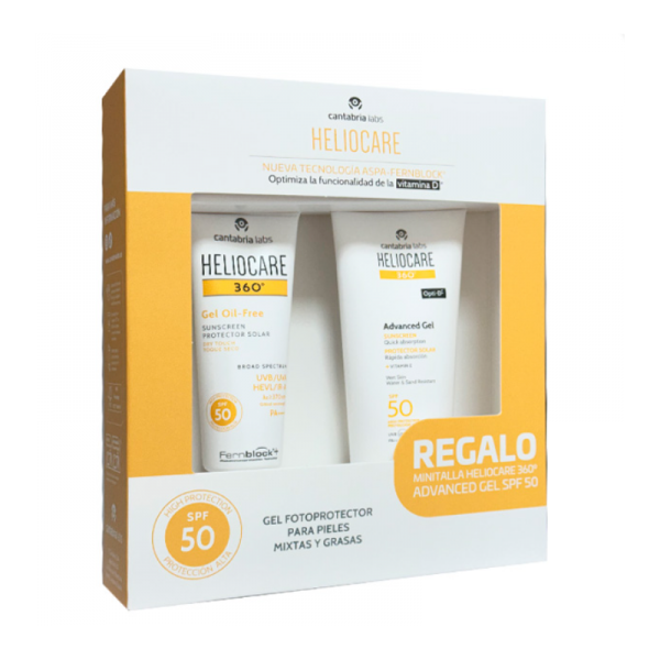 Cantabria Labs Heliocare 360 PACK Gel Oil Free + Advanced Gel REGALO