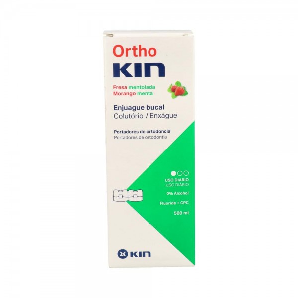 Ortho Kin Fresa Mentol Enjuague500