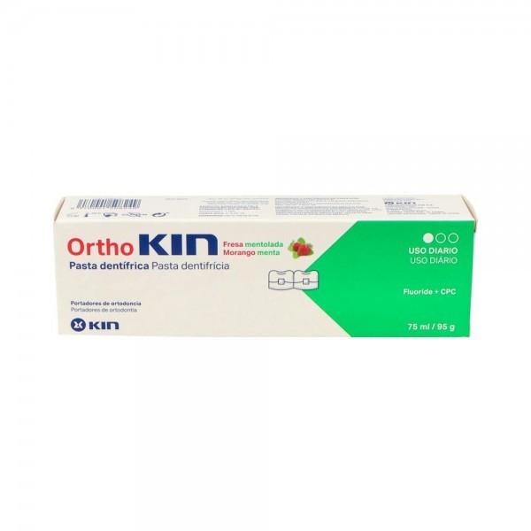 Ortho Kin Pasta Dental Fresa Mentol 75 Ml