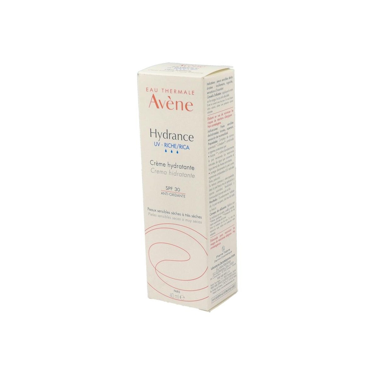 Avène Hydrance Crema hidratante UV rica 40ml