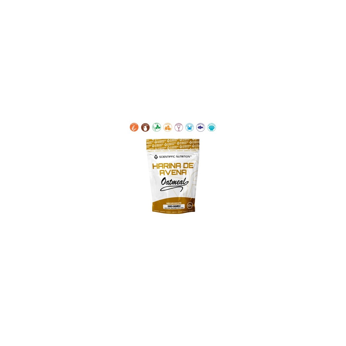 SN Harina de Avena Chocobar Caramel 1,5kg