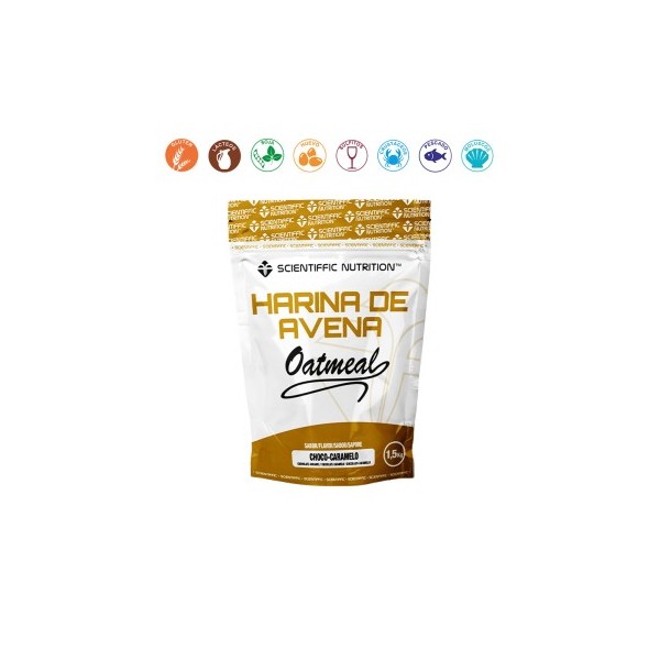 SN Harina de Avena Chocobar Caramel 1,5kg