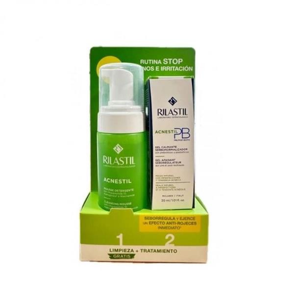 Rilastil Acnestil Pack: PB Gel 30ml + Mousse 165ml