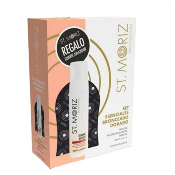 St. Moriz Autobronceador Mousse Medium 200ml + Guante Aplicador