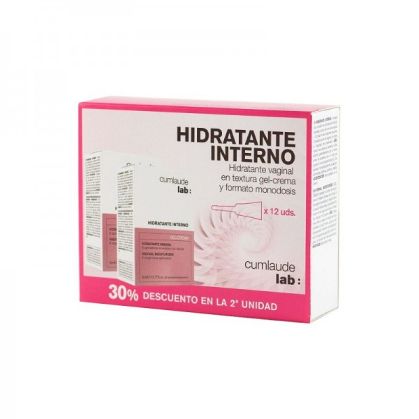 Cumlaude Gynelaude Hidratante Interno Duplo 2 x 6 Unidades