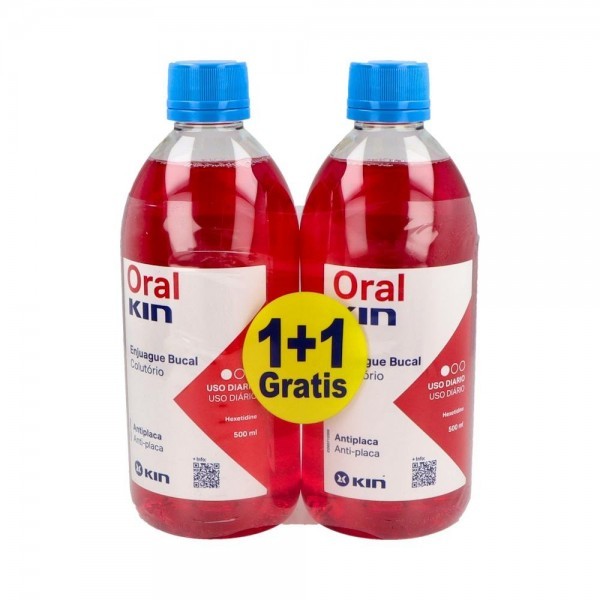 Oralkin Enjuage 500 Ml Pack 2X1