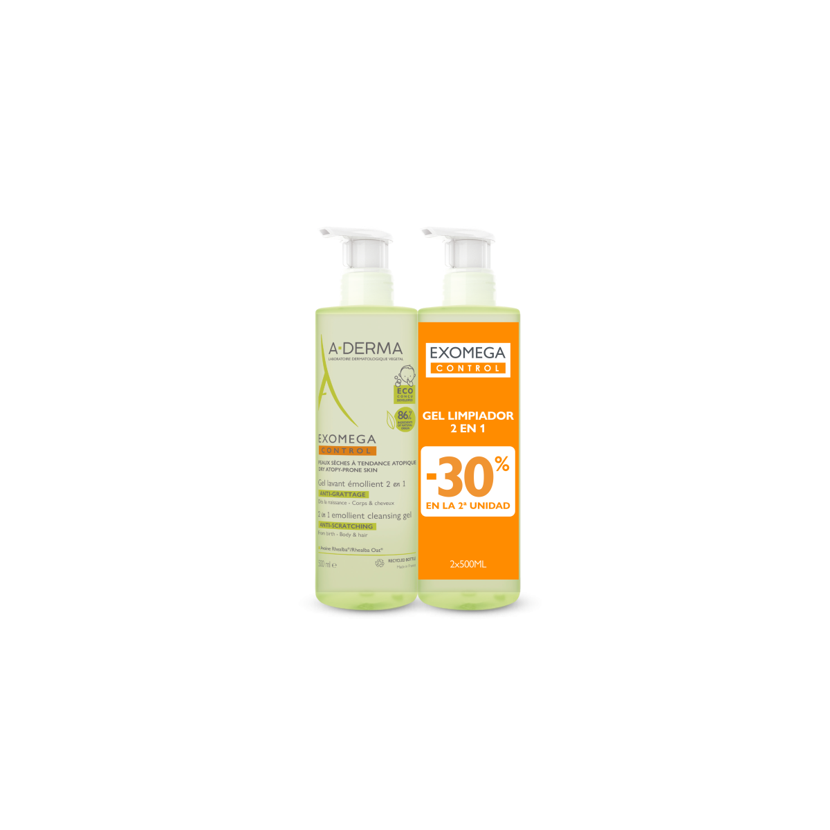 EXOMEGA CONTROL GEL 2X500ml